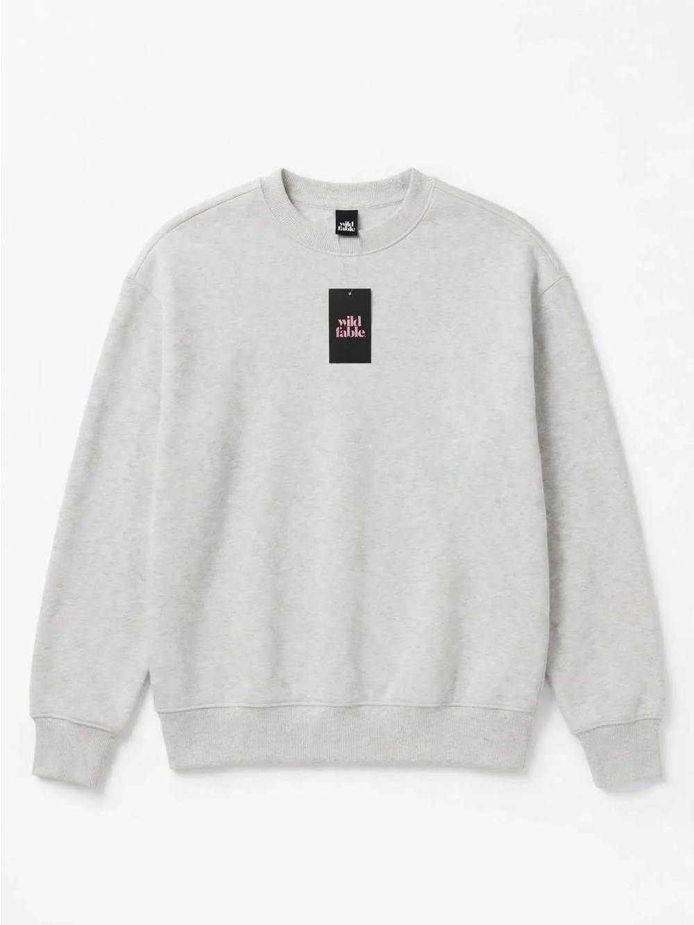 Women’s Crewneck Sweatshirt in Light Gray